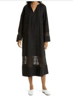 NWT SAMSOE SAMSOE Solid Black Sahell Dress